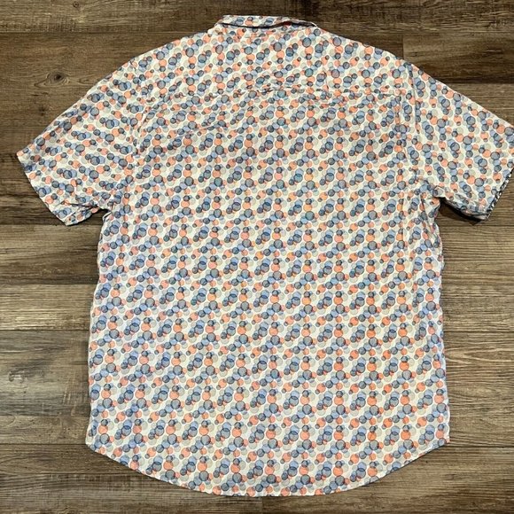 Heritage Report Collection Mens Button Up Short Sleeve Shirt Size XXL Slim Fit - Picture 2 of 8